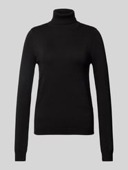 Shaped Fit Rollkragenpullover mit Glitzer-Effekt Modell 'HAPPYSHINE' von Vero Moda Schwarz - 2