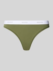 String aus Baumwoll-Mix Modell 'ID THONG' von HUGO - 9