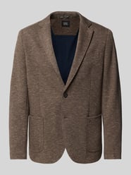 Regular fit 2-knoops colbert met reverskraag van camel active Beige - 13