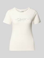 t-shirt z obszyciem ozdobnymi kamieniami model 'Shelly' od GUIDO MARIA KRETSCHMER WOMAN - 5