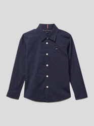 Hemd mit Label-Stitching von Tommy Hilfiger Kids Blau - 17