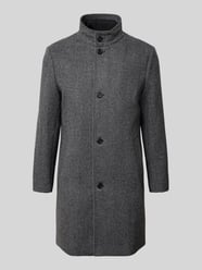 Regular fit lange wollen jas met gewatteerde inzet, model 'RAINAR' van SELECTED HOMME - 16