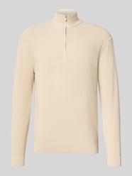 Regular fit pullover van pure katoen model 'TONY' van ONLY & SONS Beige - 41