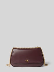 Umhängetasche mit Logo-Applikation von CK Calvin Klein Bordeaux - 15