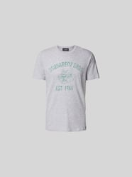 T-Shirt mit Label-Print von Dsquared2 Grau - 11