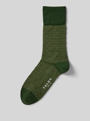 Socken mit Label-Stitching von Falke Grün - 20