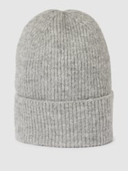 Czapka beanie z imitacji dzianiny model ‘AIVO’ od ICHI - 21