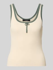 Top typu tank o kroju slim fit z mieszanki wiskozy model 'BARDOT' od VERO MODA - 19
