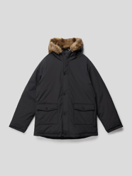 Anorak mit Webpelz-Besatz Modell 'Brad' von Mango Grau / Schwarz - 19