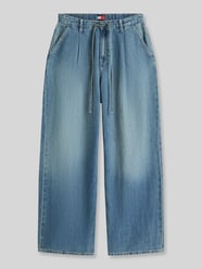 Spodnie z szerokimi nogawkami z mieszanki bawełny i lnu od Tommy Jeans - 30