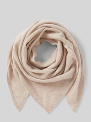 Kaschmirschal mit gerippten Abschlüssen von Christian Berg Woman Beige - 44