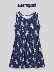 Kleid mit Rundhalsausschnitt von Happy Girls - 22