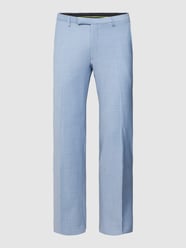 Slim Fit Anzughose mit Bügelfalten von Cinque Blau - 42