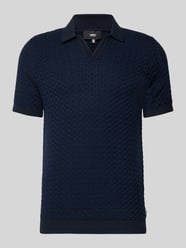 Regular Fit Strick-Poloshirt Modell 'TONO' von CINQUE - 19
