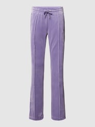 Sweatpants mit Strasssteinbesatz Modell 'TINA' von Juicy Couture Lila - 36