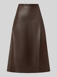 Midirok in lederlook van Apricot - 10