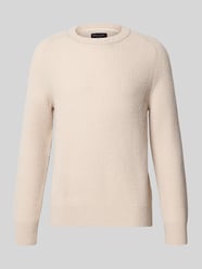 Regular Fit Pullover aus Schurwoll-Mix mit Baumwoll-Anteil von Marc O'Polo Beige - 24