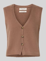 Mouwloos vest van puur kasjmier van Christian Berg Woman - 38