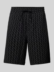Shorts mit elastischem Bund von ARMANI EXCHANGE Schwarz - 27