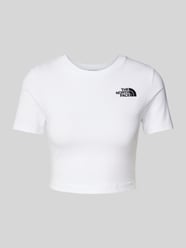 Cropped T-Shirt mit Label-Stitching von The North Face - 22