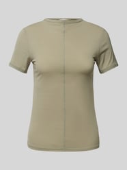 T-Shirt mit Inside-Out-Nähten Modell 'Jen' von WEEKDAY Grün - 6