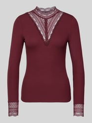 Bluzka z długim rękawem o kroju slim fit z mieszanki wiskozy model ‘TILDE’ od Only - 19