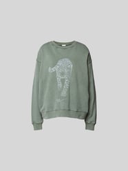 Oversized Sweatshirt mit Motiv-Print von Lala Berlin - 1