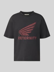 T-Shirt mit Label-Print Modell 'AÉRO' von RETERNITY - 1