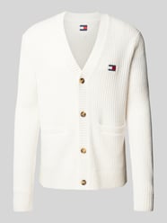 Cardigan mit Label-Badge von Tommy Jeans Beige - 6