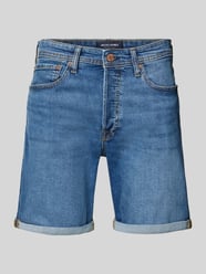 Regular Fit Jeansshorts im 5-Pocket-Design Modell 'RICK' von Jack & Jones - 5