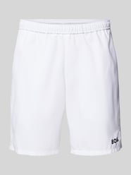 Shorts mit elastischem Bund von BOSS Green Weiß - 39