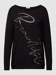 Longsleeve mit Statement-Print Modell 'Beautiful' von s.Oliver RED LABEL Schwarz - 7