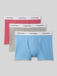 obcisłe bokserki o kroju regular fit z mieszanki bawełny w zestawie 3 szt. od Calvin Klein Underwear Fuksjowy - 42