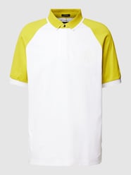Poloshirt mit Label-Details  - Porsche X Boss Collection von BOSS Weiß - 26