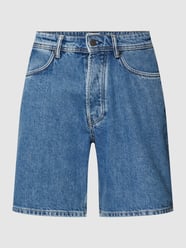 Szorty jeansowe z naszywką z logo od Marc O'Polo Denim - 24