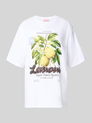 Loose fit T-shirt met motiefprint model 'MILLOW' van JJXX - 33