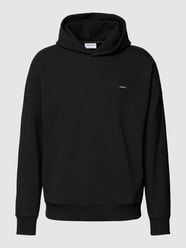 Hoodie mit Strukturmuster Modell 'OTTOMAN' von CK Calvin Klein Grau / Schwarz - 25