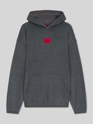 Relaxed fit hoodie met viscose van HUGO - 17