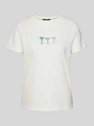T-shirt met motiefprint van comma - 20