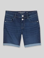 regular fit korte jeans met knoopdetail van Tom Tailor - 32