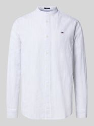 Regular fit vrijetijdsoverhemd van een mix van katoen en linnen van Tommy Jeans - 1