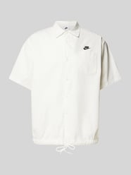 Regular Fit Freizeithemd mit Logo-Stitching von Nike Beige - 22