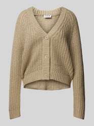 Strickjacke mit Knopfleiste Modell 'CHARLIE' von Noisy May Beige - 18