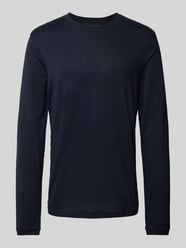 Regular Fit Longsleeve mit Rundhalsausschnitt Modell 'Badi' von Cinque Blau - 5