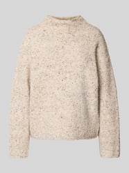 Strickpullover mit gerippten Abschlüssen Modell 'Grsnemes' von FREE/QUENT Beige - 44