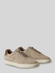 Sneaker aus echtem Rindvelours von CK Calvin Klein Beige - 43