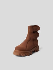 Ankle Boots mit Klettverschluss von Gia Borghini Braun - 18