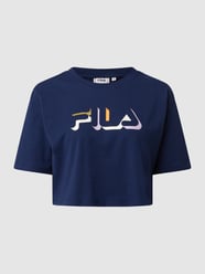 T-shirt krótki z bawełny model ‘Boituva’ od FILA - 5