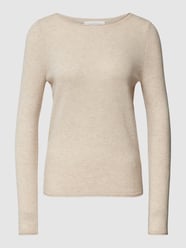 Strickpullover mit U-Boot-Ausschnitt von Joseph Janard Beige - 14