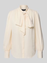 Schluppenbluse mit Schleifen-Detail Modell 'KLARYCE' von Lauren Ralph Lauren Beige - 1